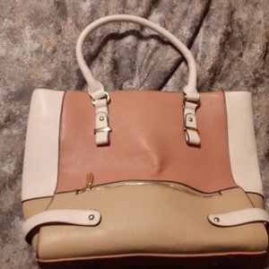 Blush multi- colored handbag